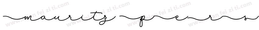 Mauritz PERSONAL USE字体转换